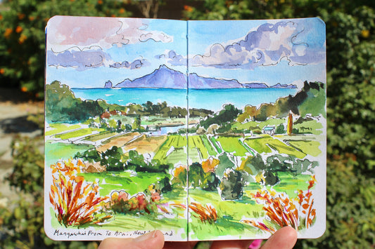 My new "purse size" Stillman And Birn sketchbook!