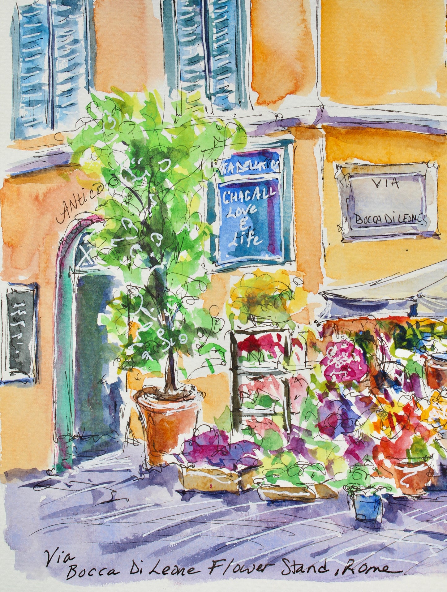 Flower Stand, Rome