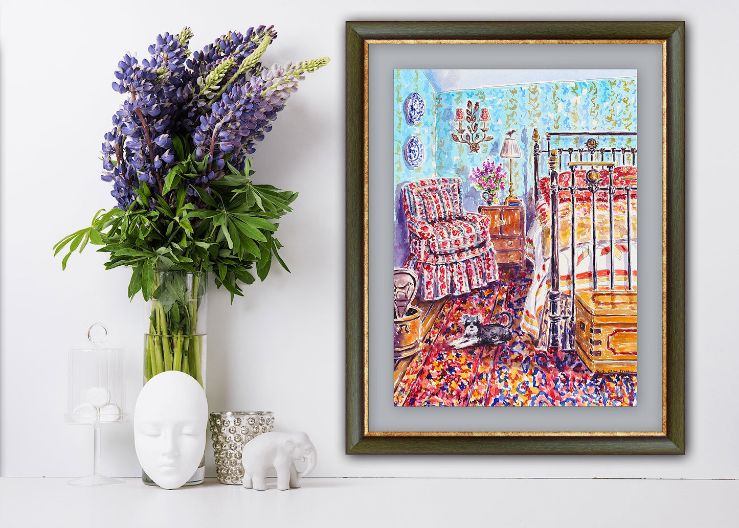 Cotswolds Fairy-tale Cottage, An Original Watercolor Painting