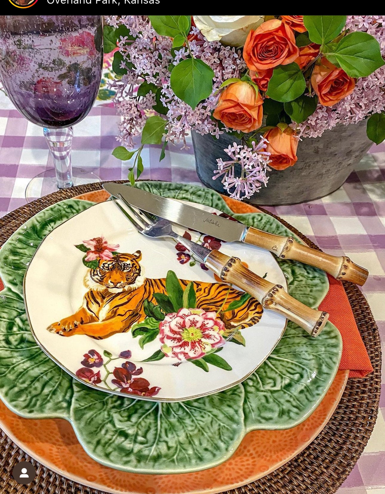 Floral commission painting