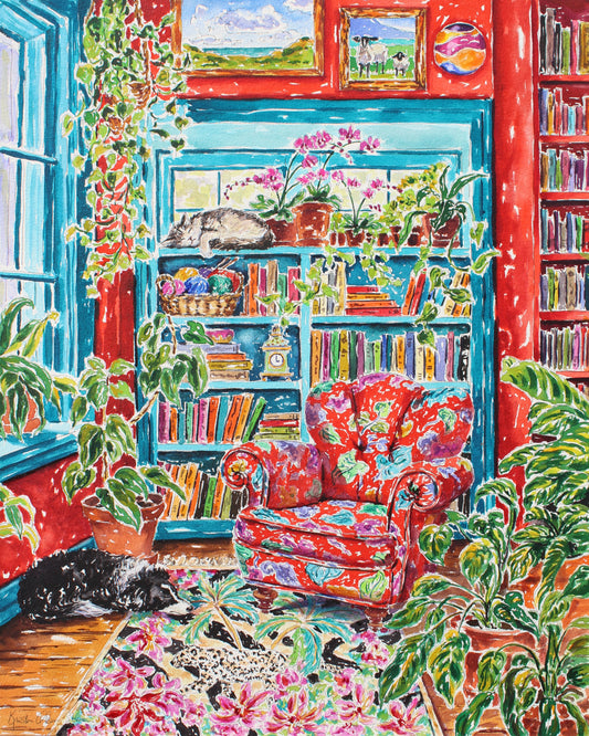 Whiskers And Wool, A Giclee Print