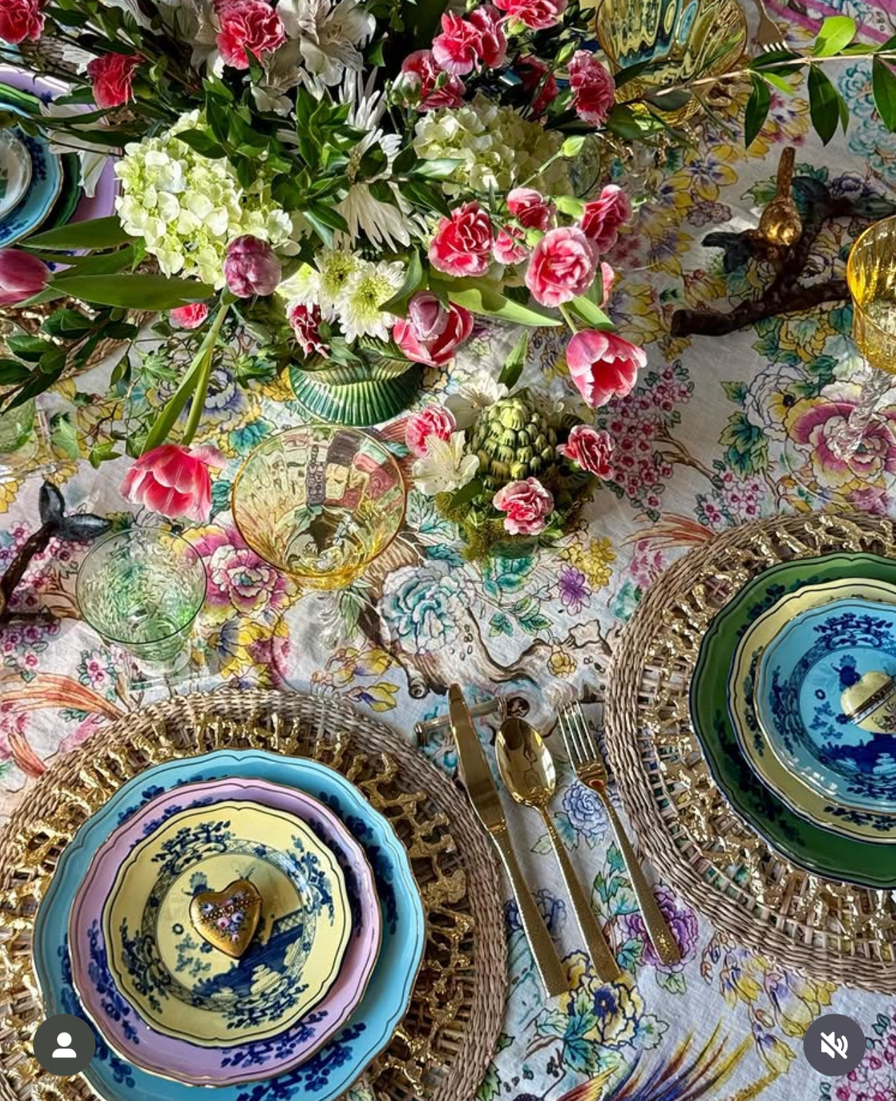 Floral commission with kookaburra birds