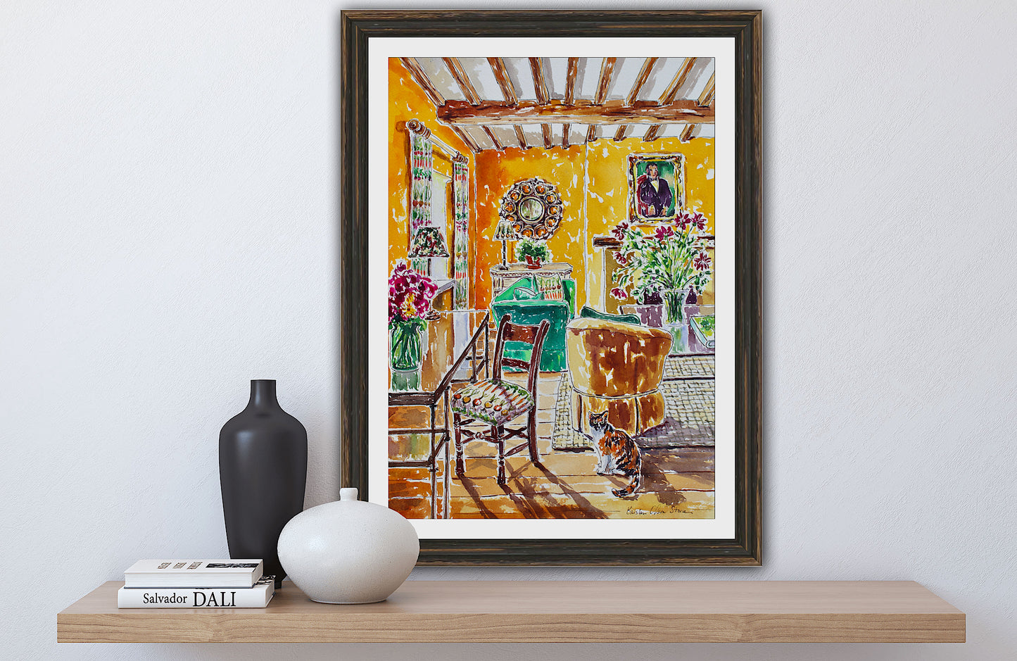 Cats In A Cottage With A Silver Spoon Giclee Print