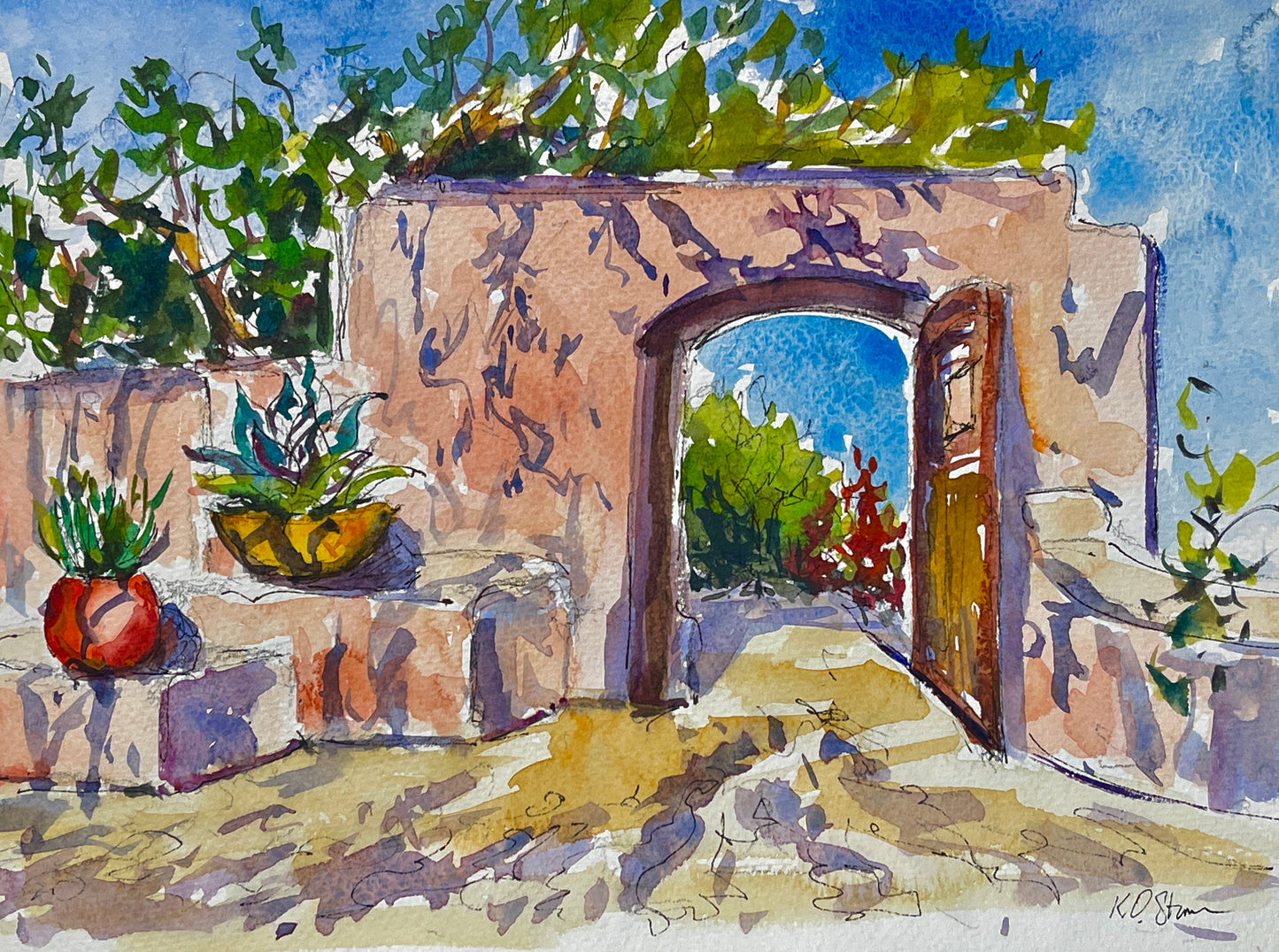 Sketch With Kristen At The Living Desert