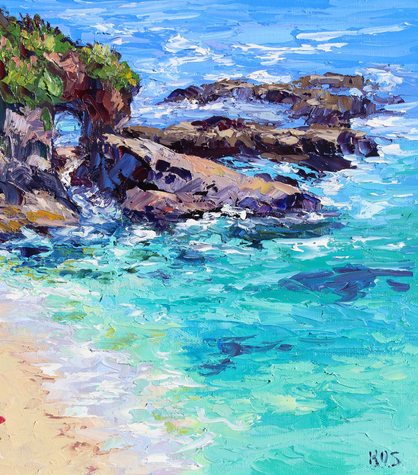 Montage Laguna Seascape, An Original Oil