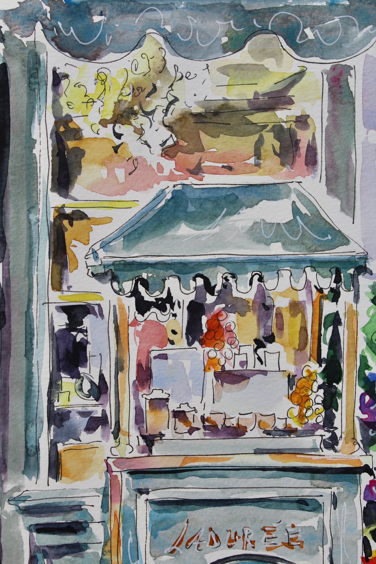 French Macaroon Cart Laduree