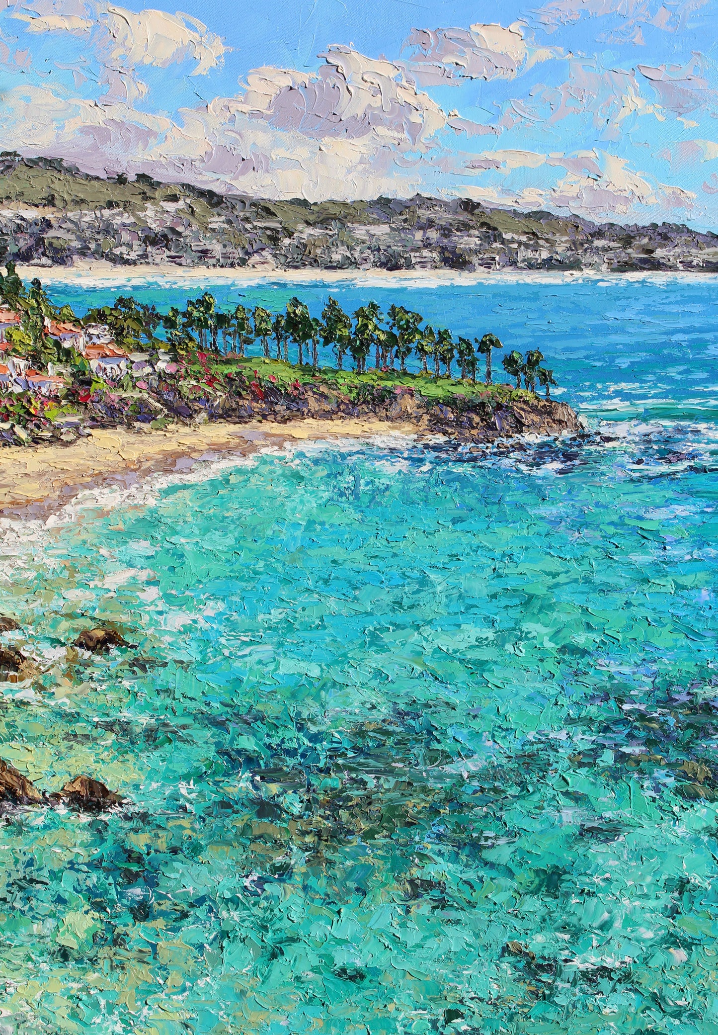 Crescent Bay Laguna Beach Original Oil Painting