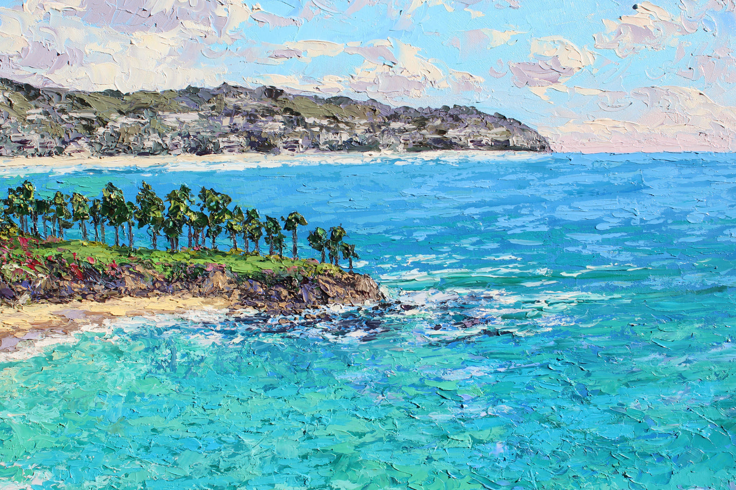 Crescent Bay Laguna Beach Original Oil Painting