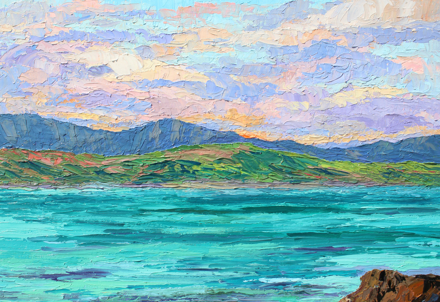 Kailua Escape, Original Hawaii Oil Seascape