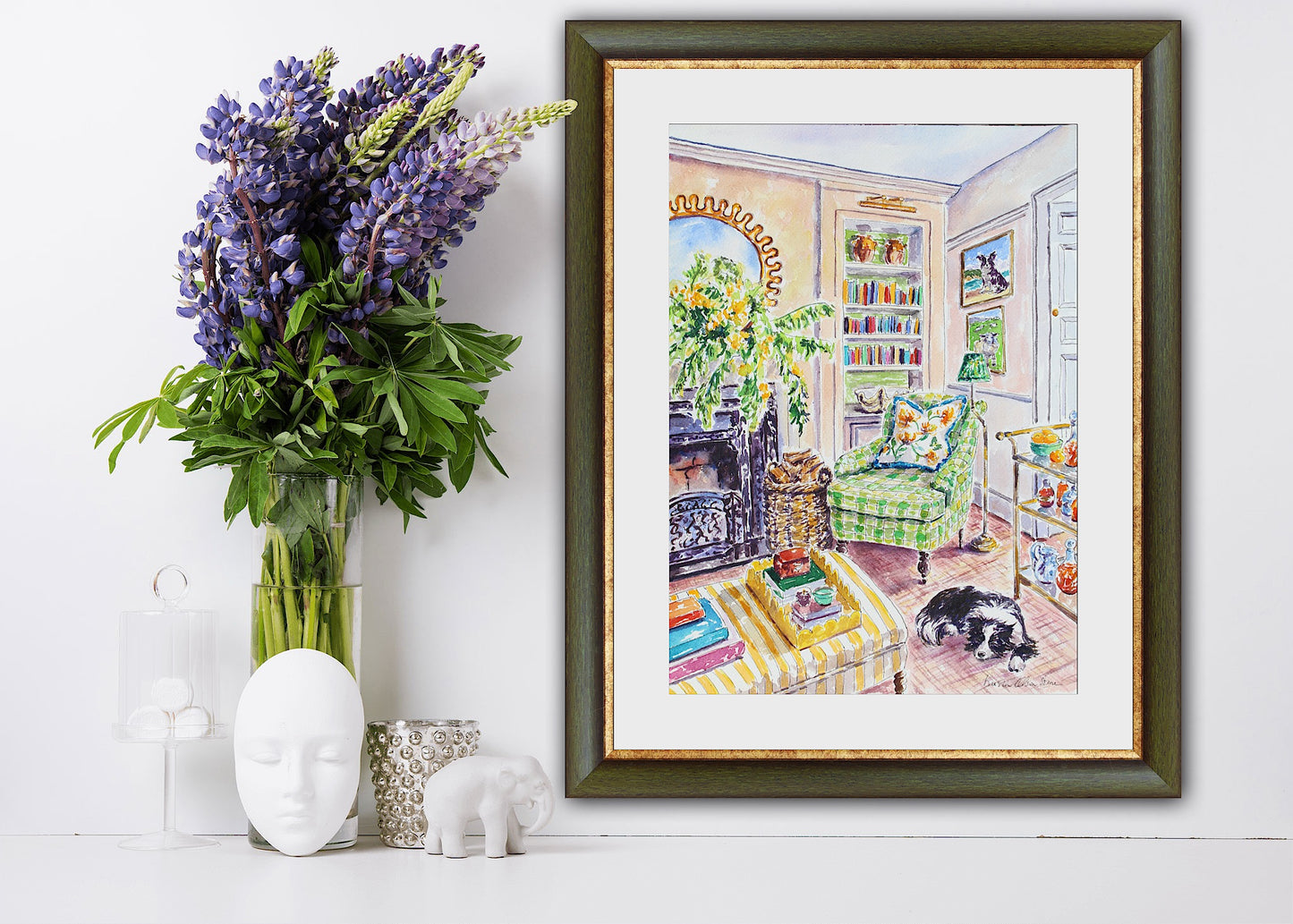 Sheep Dog Giclee Print