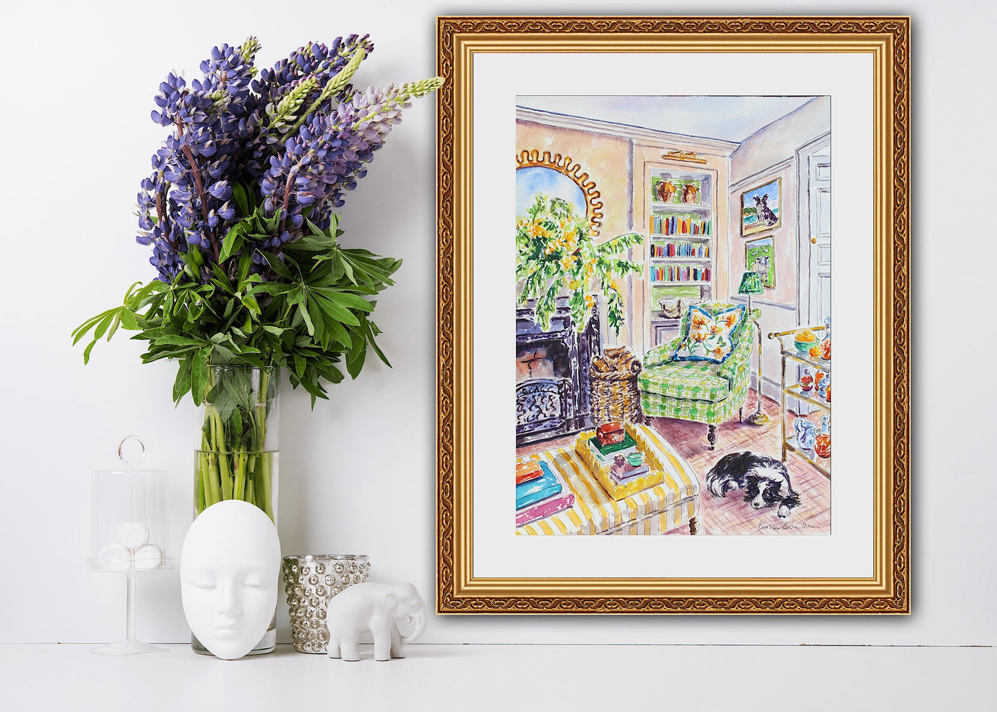 Sheep Dog Giclee Print