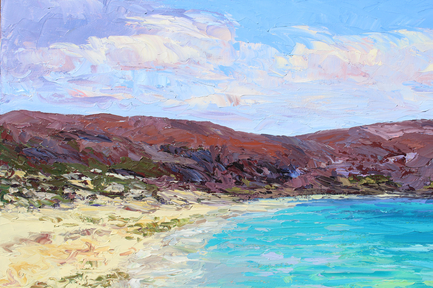 Balandra Bay, Original Oil Painting