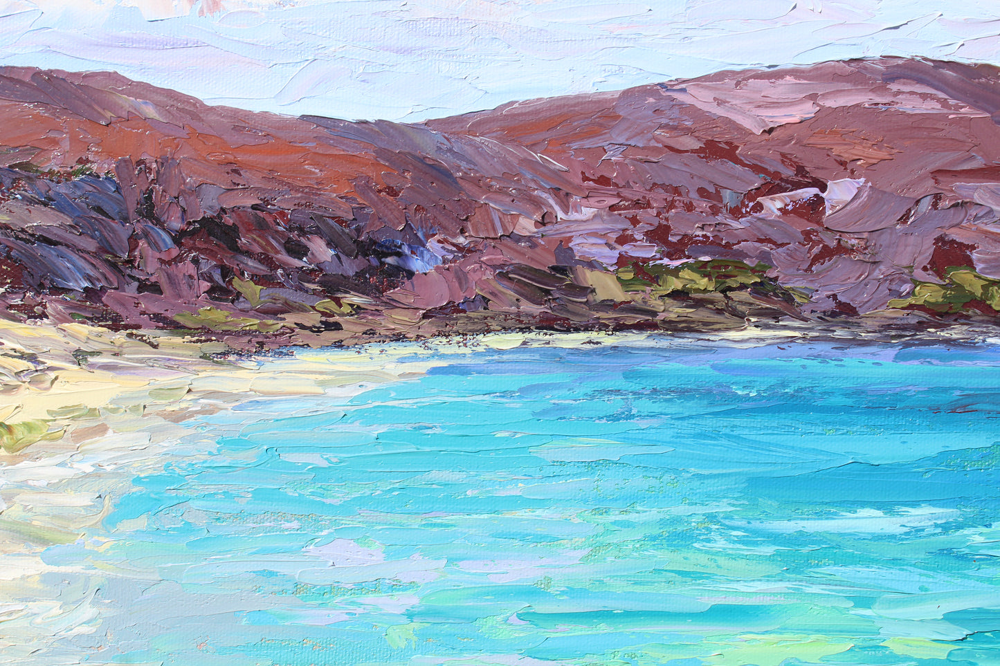 Balandra Bay, Original Oil Painting