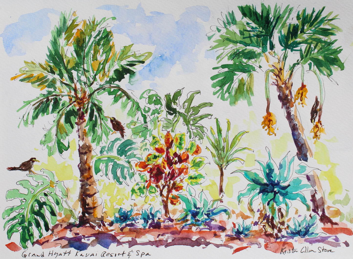 Tropical Foliage, The Grand Hyatt Kauai