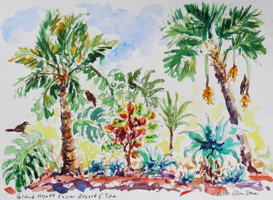 Tropical Foliage, The Grand Hyatt Kauai