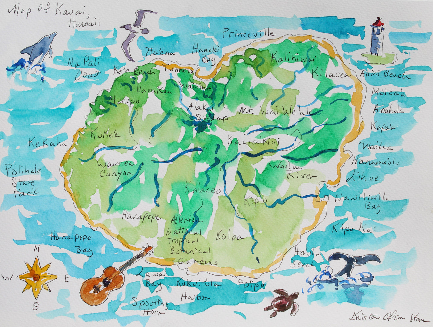 Map Of Kauai