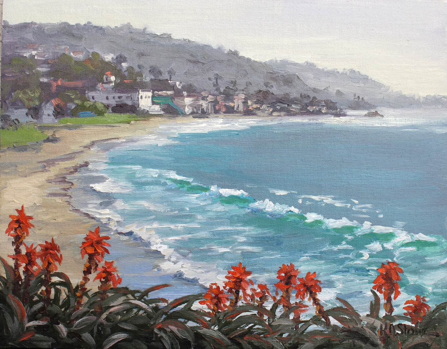 Aloe Vera Blooms At Laguna