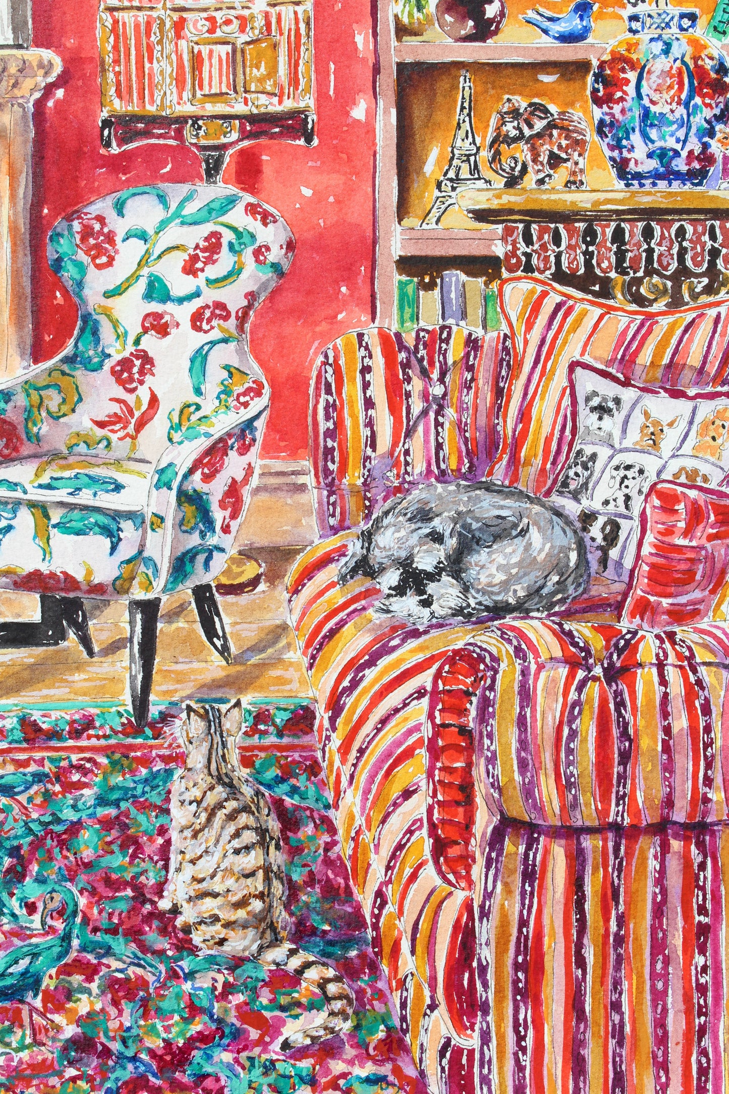 Paws And Passports Giclee Print