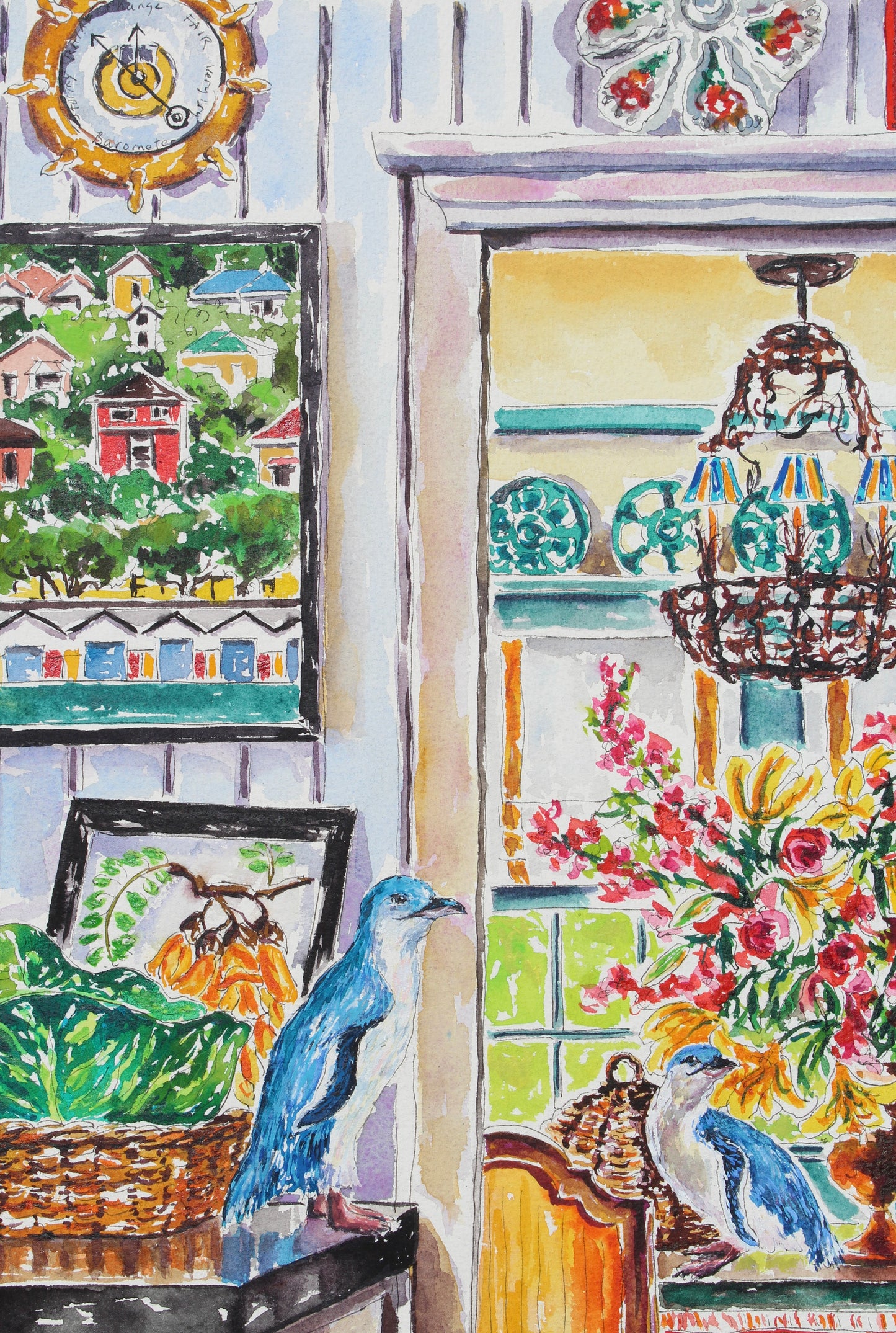 A Nook For New Zealand's Feathered Friends Giclee Print