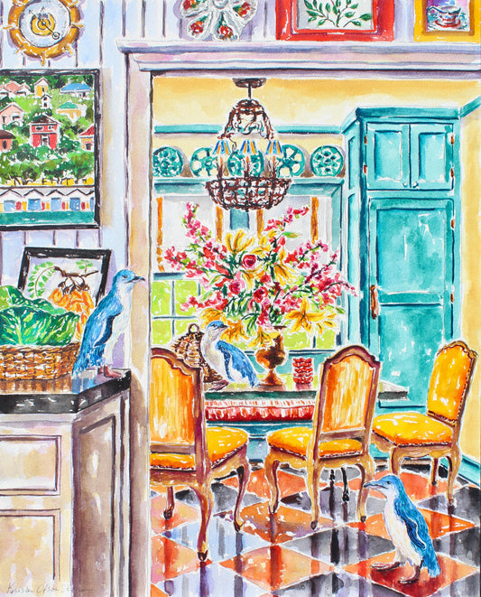 A Nook For New Zealand's Feathered Friends Giclee Print