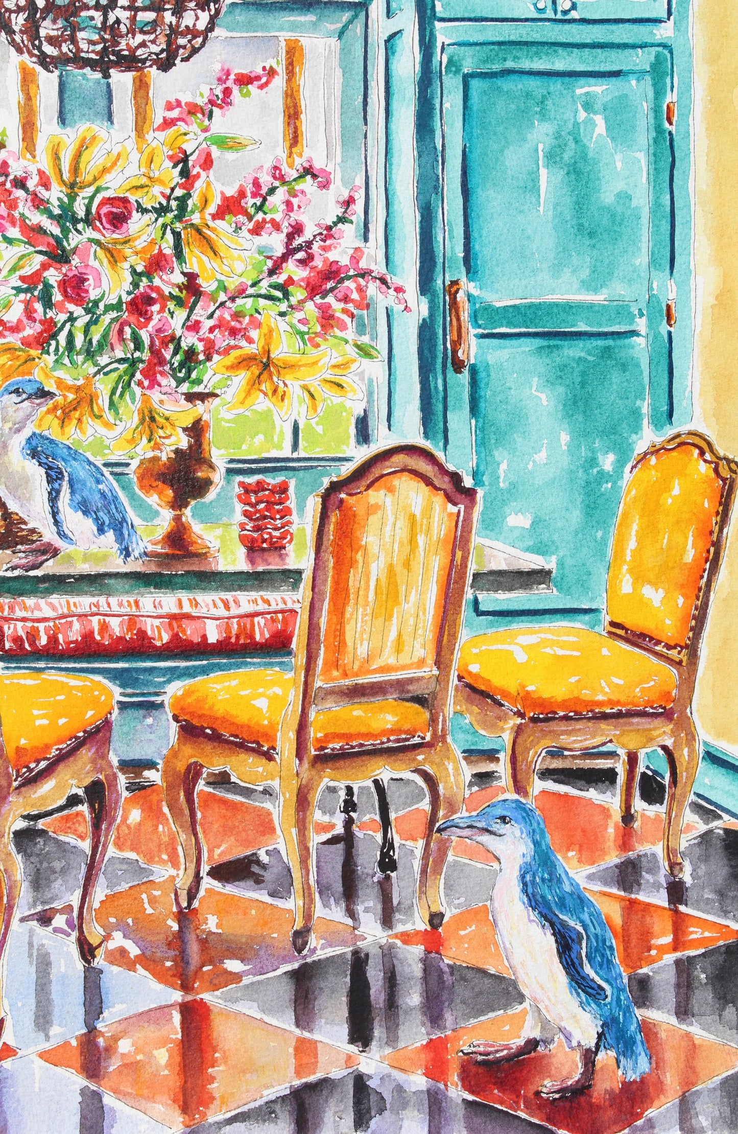 A Nook For New Zealand's Feathered Friends Giclee Print