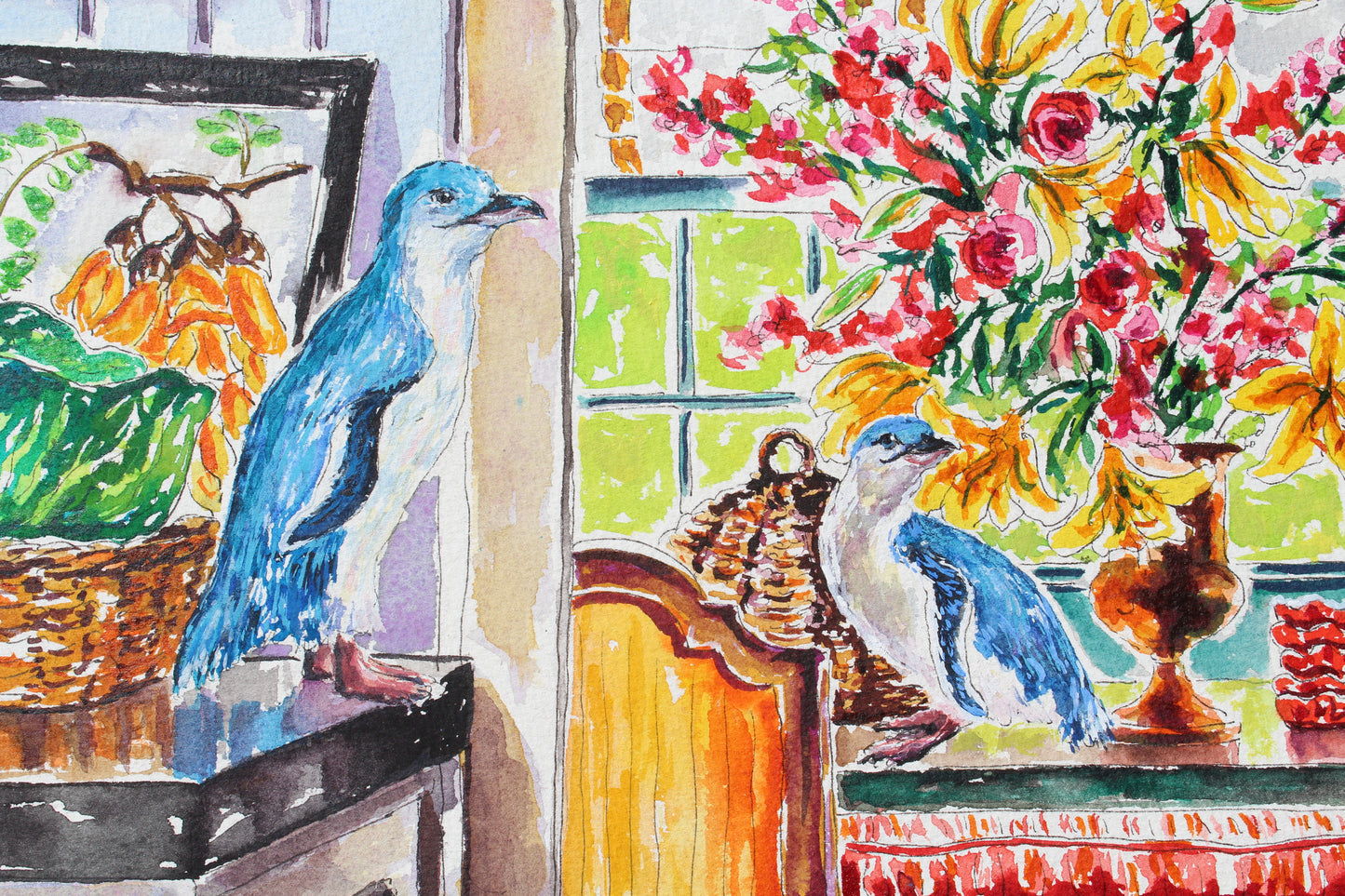 A Nook For New Zealand's Feathered Friends Giclee Print