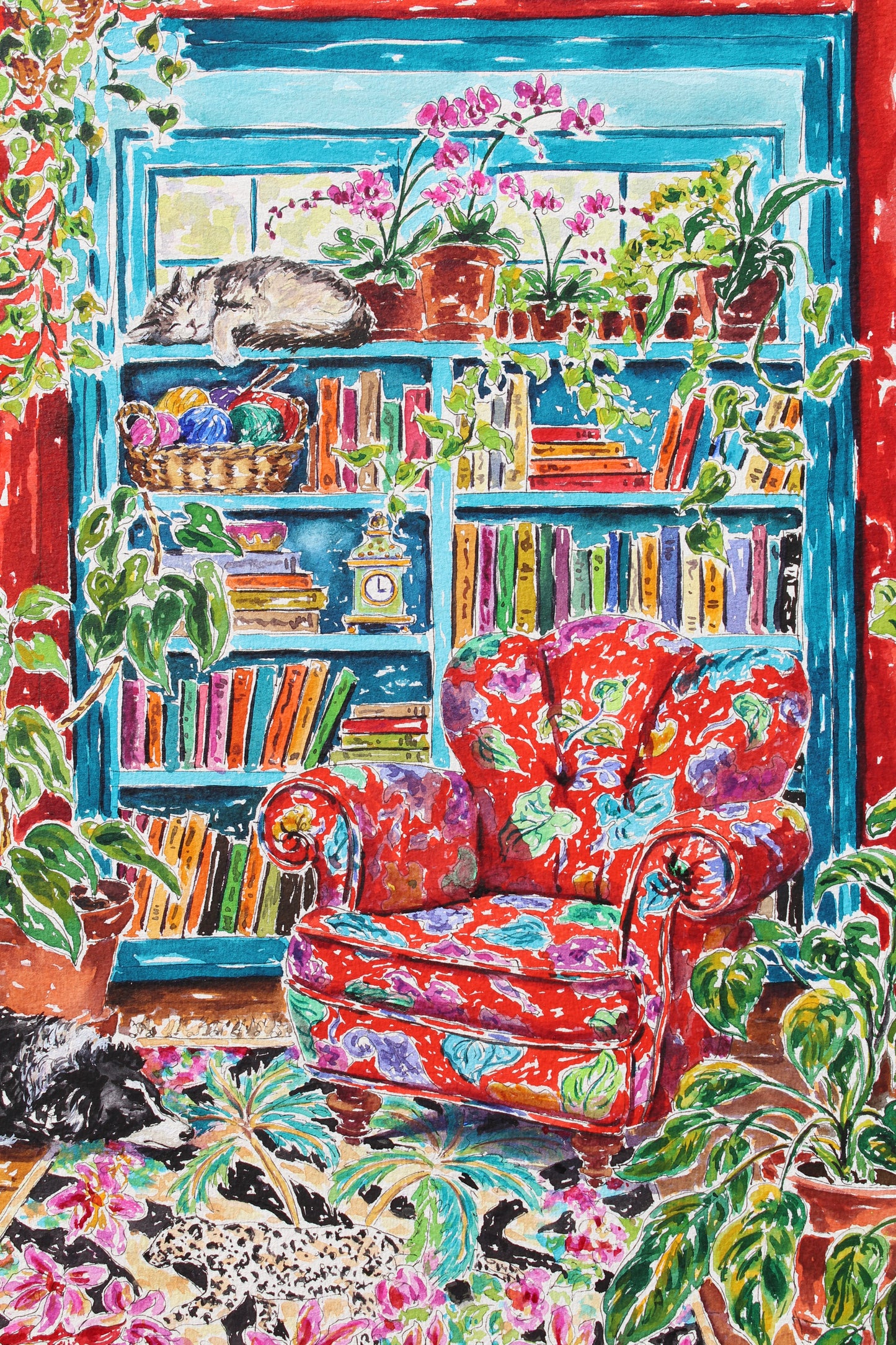 Whiskers And Wool, A Giclee Print