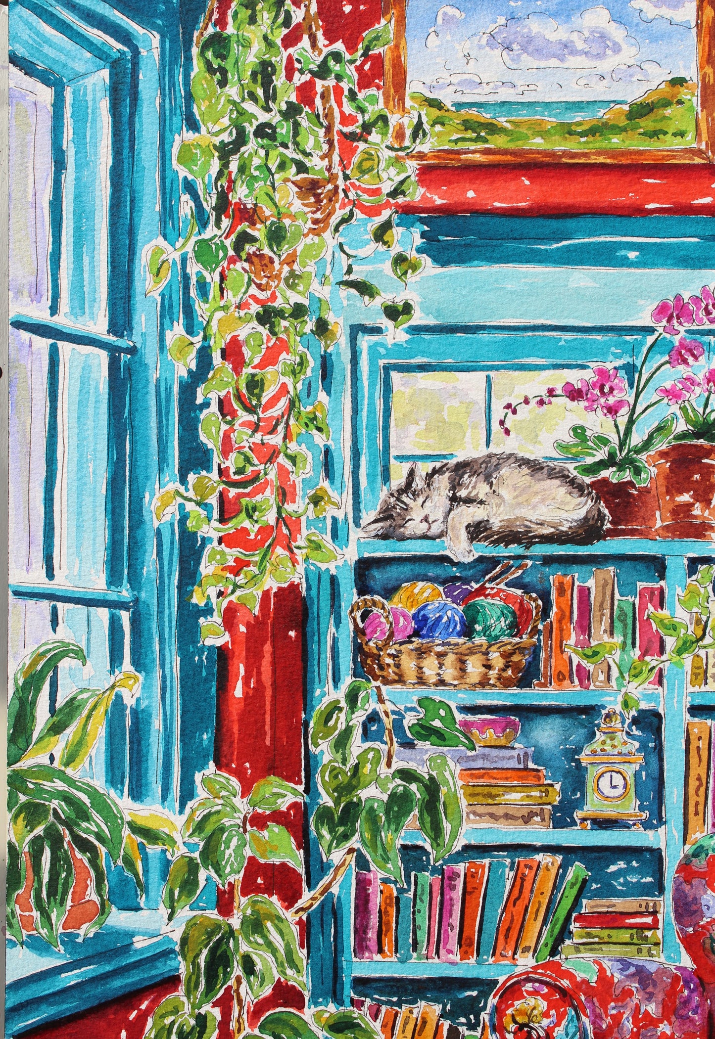 Whiskers And Wool, A Giclee Print