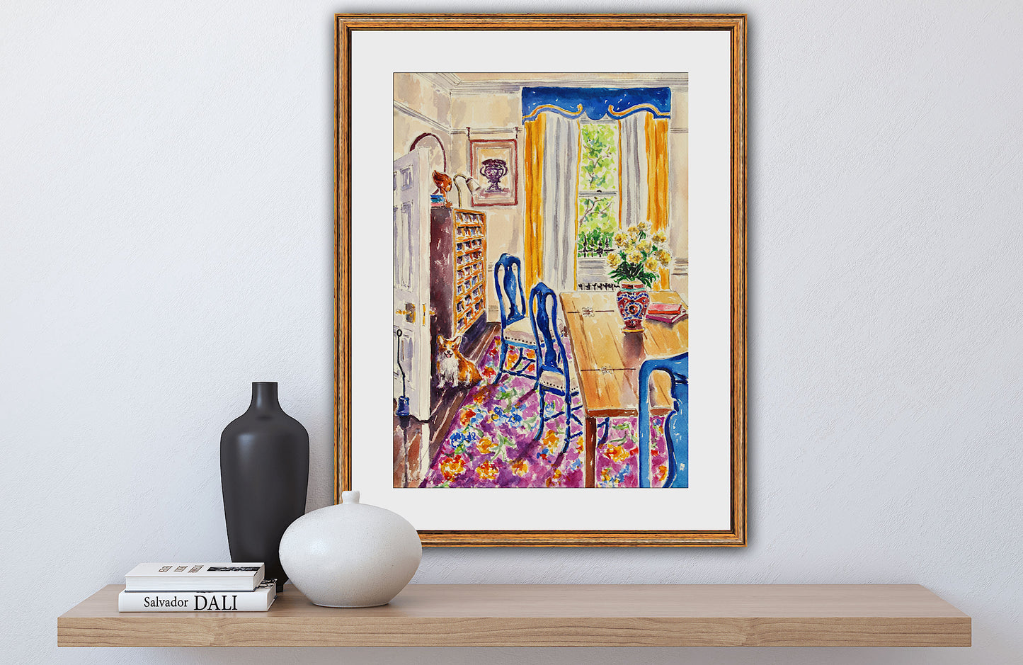 Corgi Sings The Blues Giclee Print