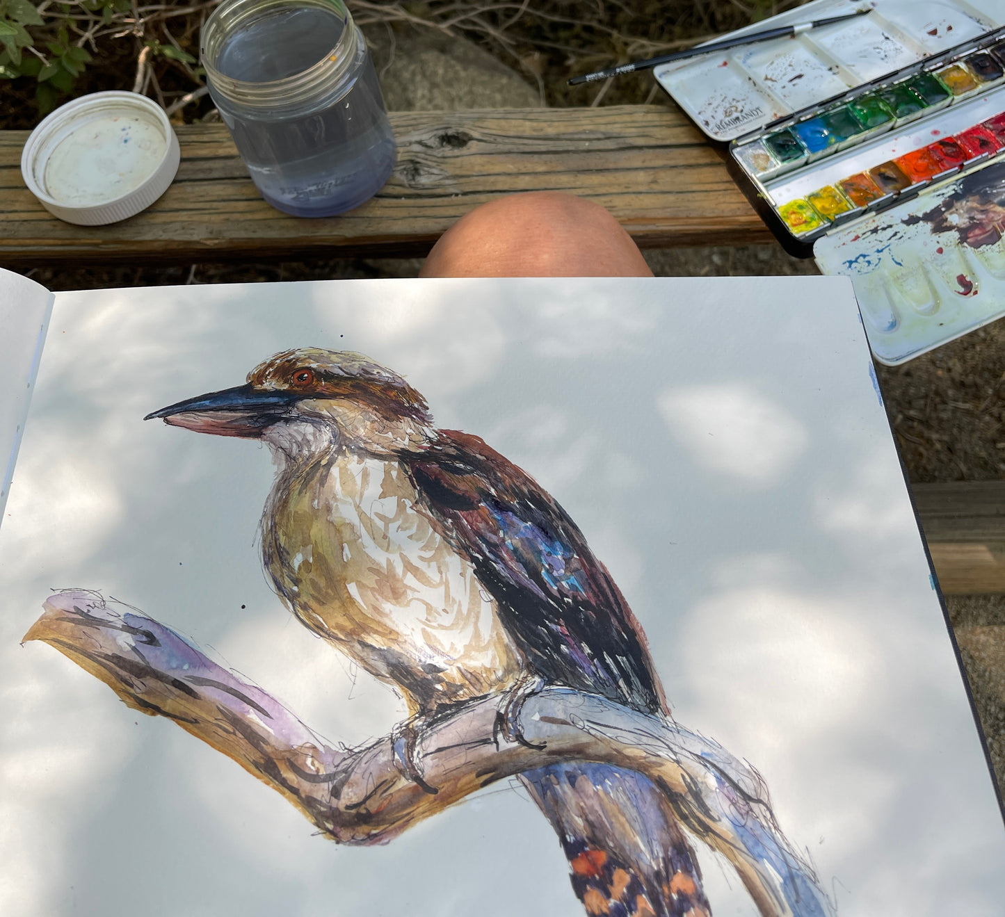 Sketch With Kristen At The Living Desert