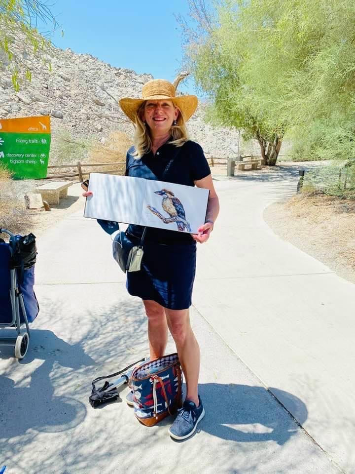 Sketch With Kristen At The Living Desert