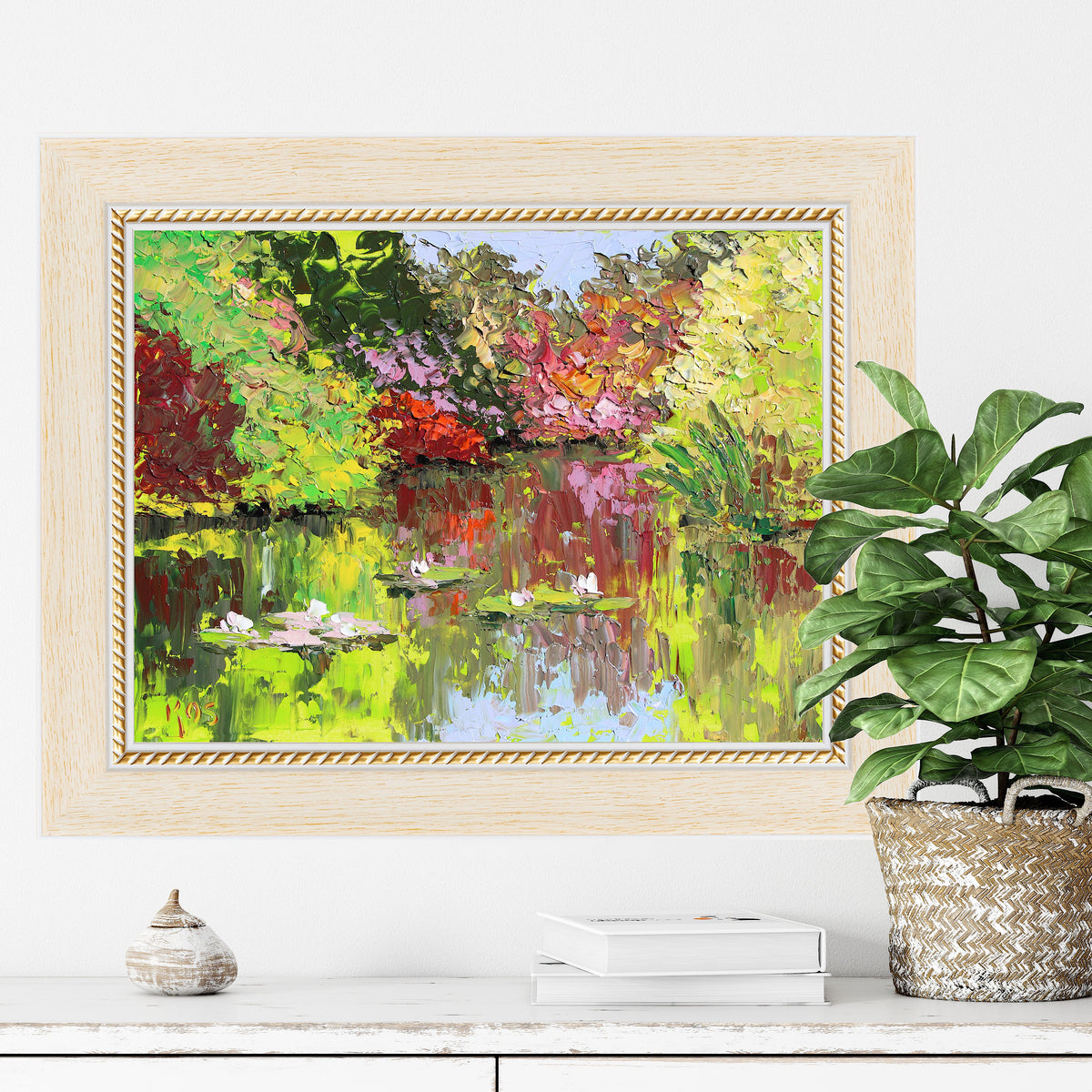 Reflections And Waterlilies