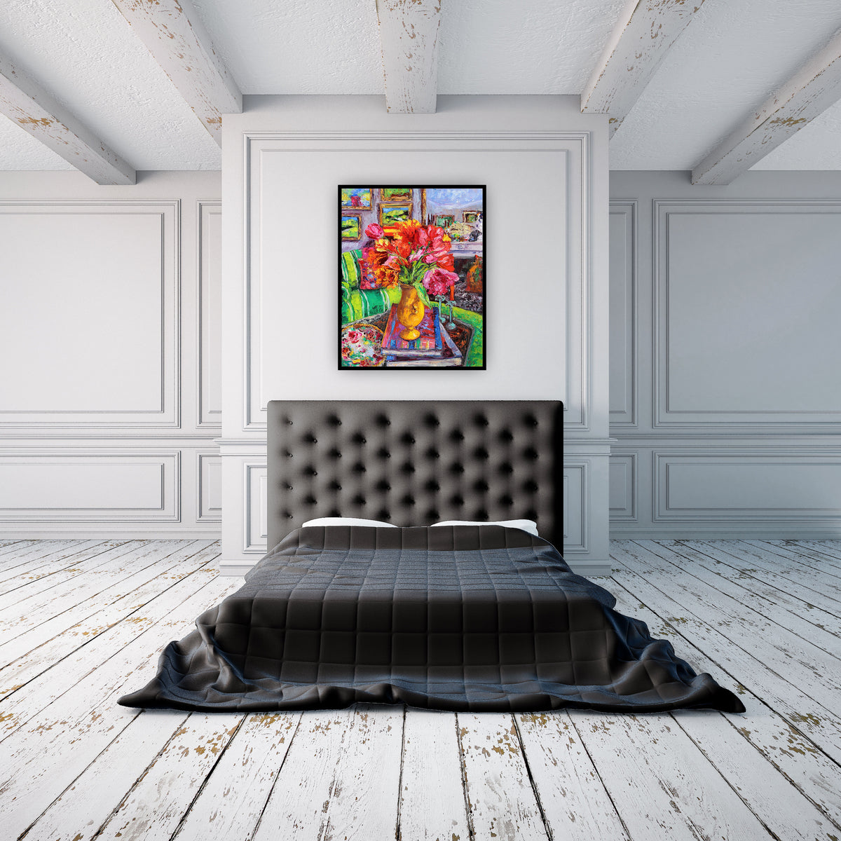 Tulips By The Hearth