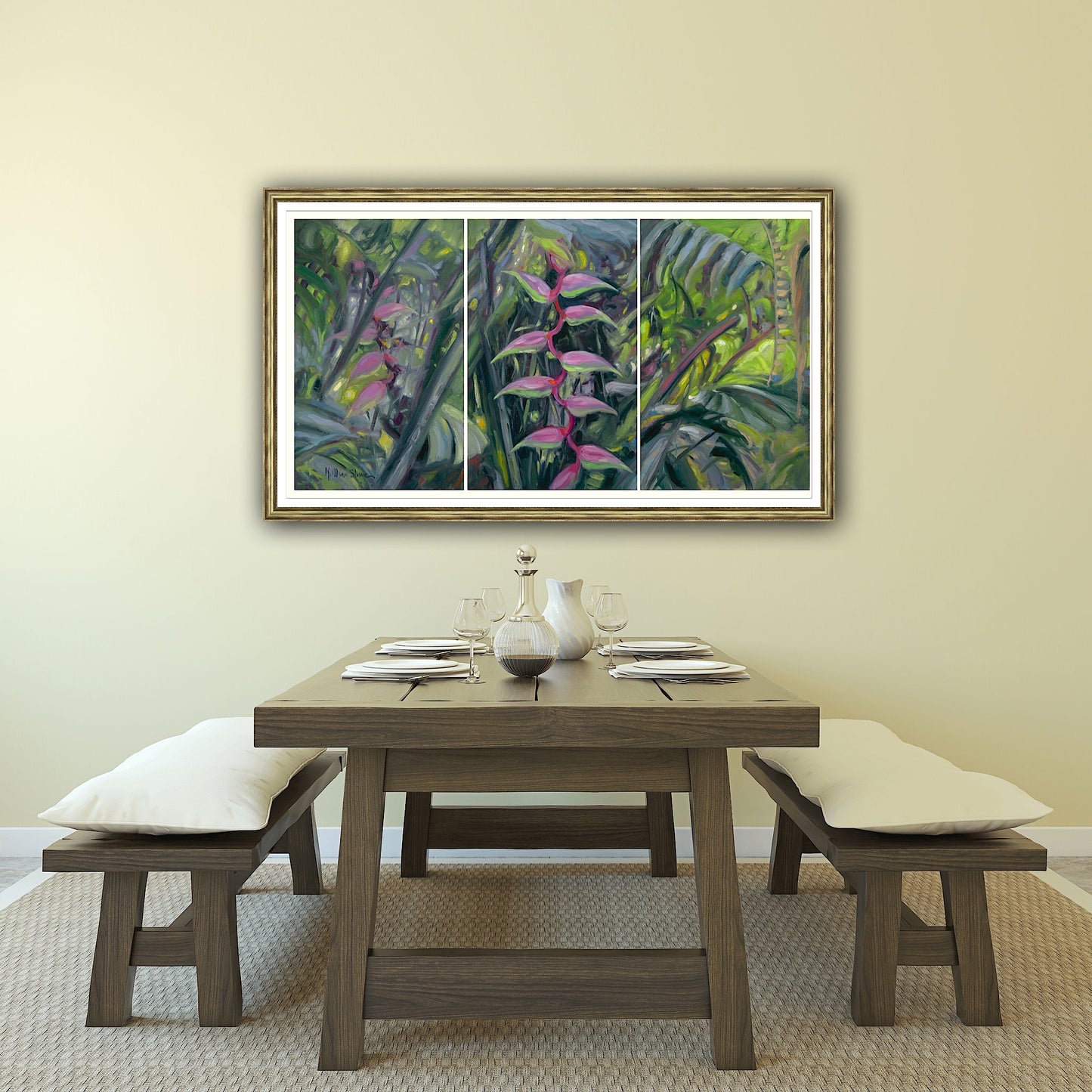 Pink Hanging Heliconia