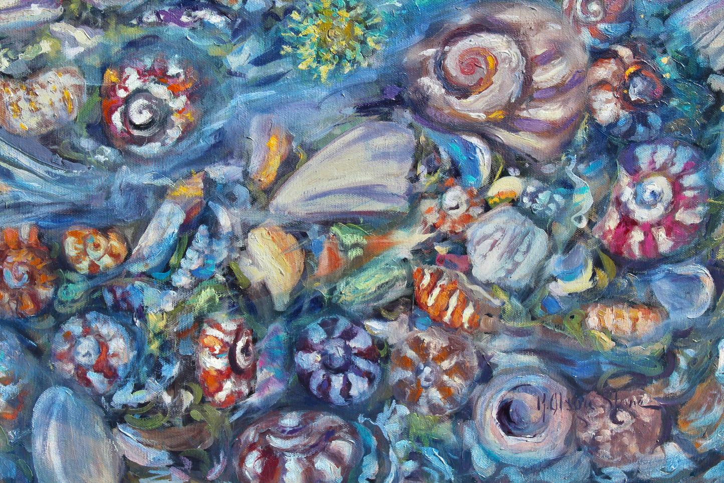 Tide Pool IV, An Original Oil Painting