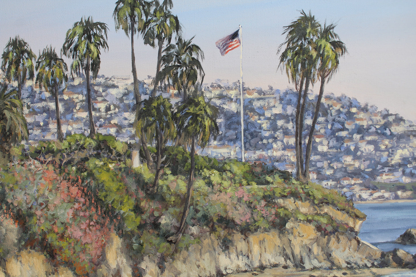 Almost Summer, Divers Cove, Laguna, California Original Oil Painting