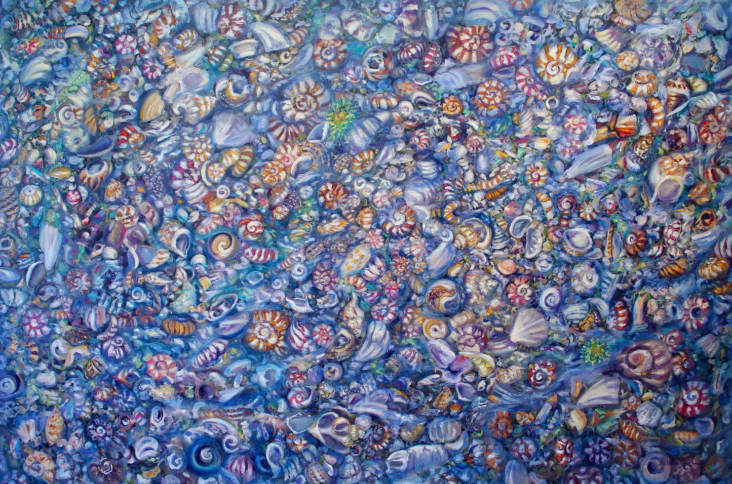 Tide Pool IV, An Original Oil Painting