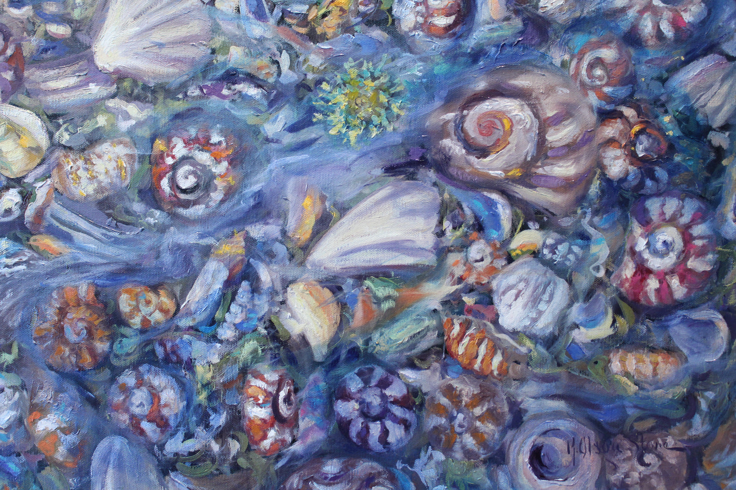 Tide Pool IV, An Original Oil Painting