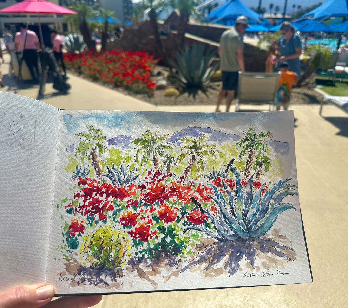 Watercolor Sketching 1-day Workshop In Palm Desert