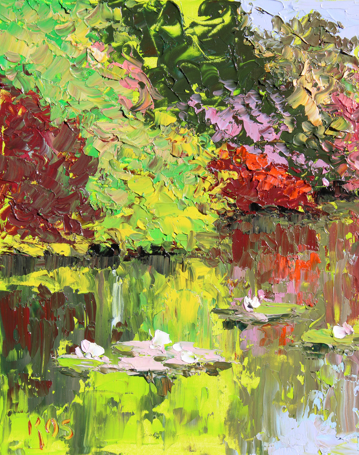 Reflections And Waterlilies