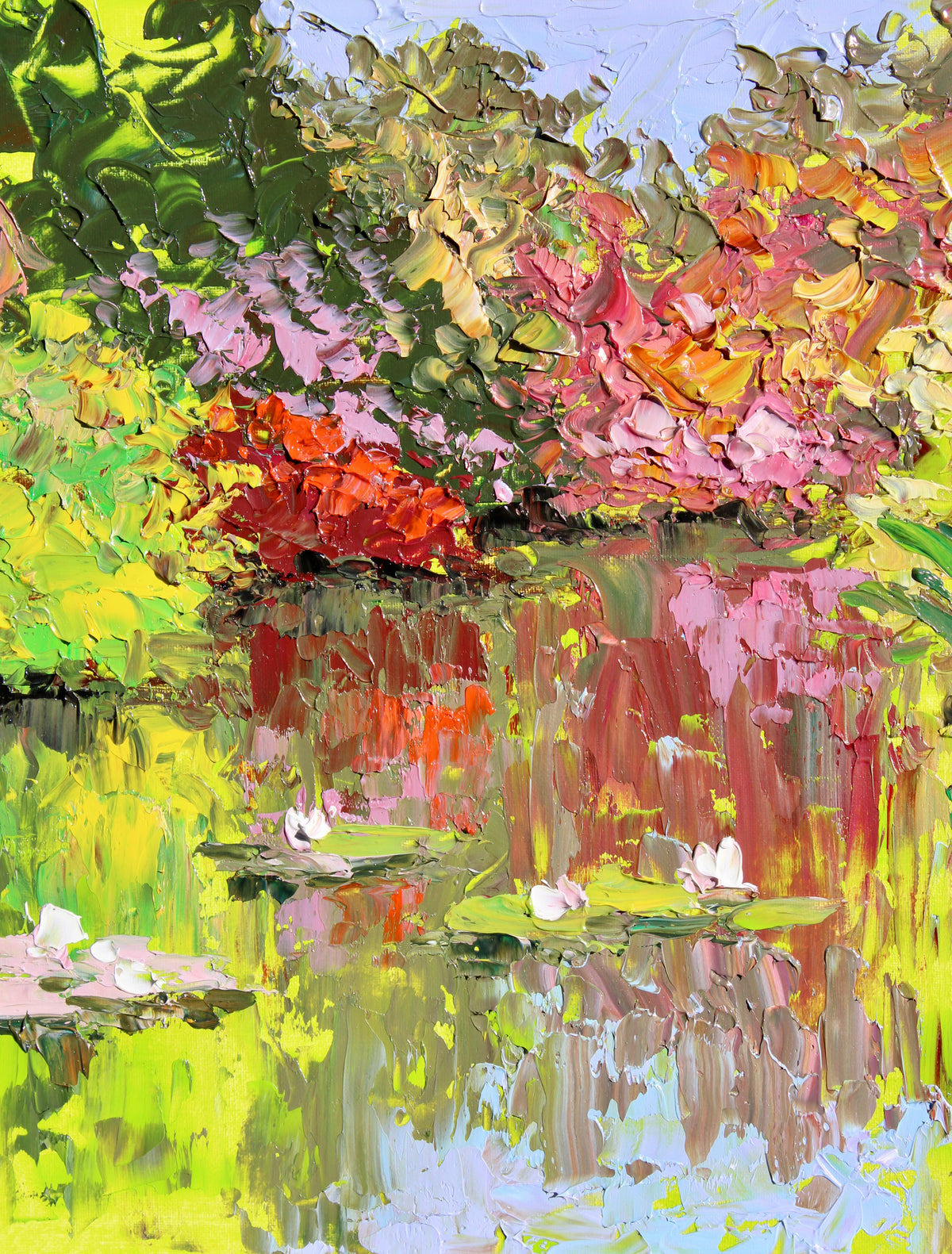 Reflections And Waterlilies