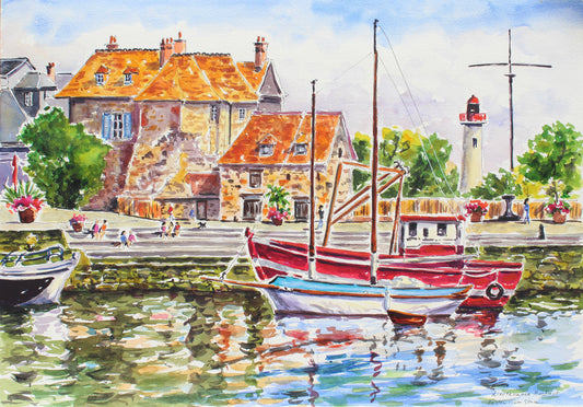 Commission A Landscape Or Seascape Commission Original Watercolor Painting