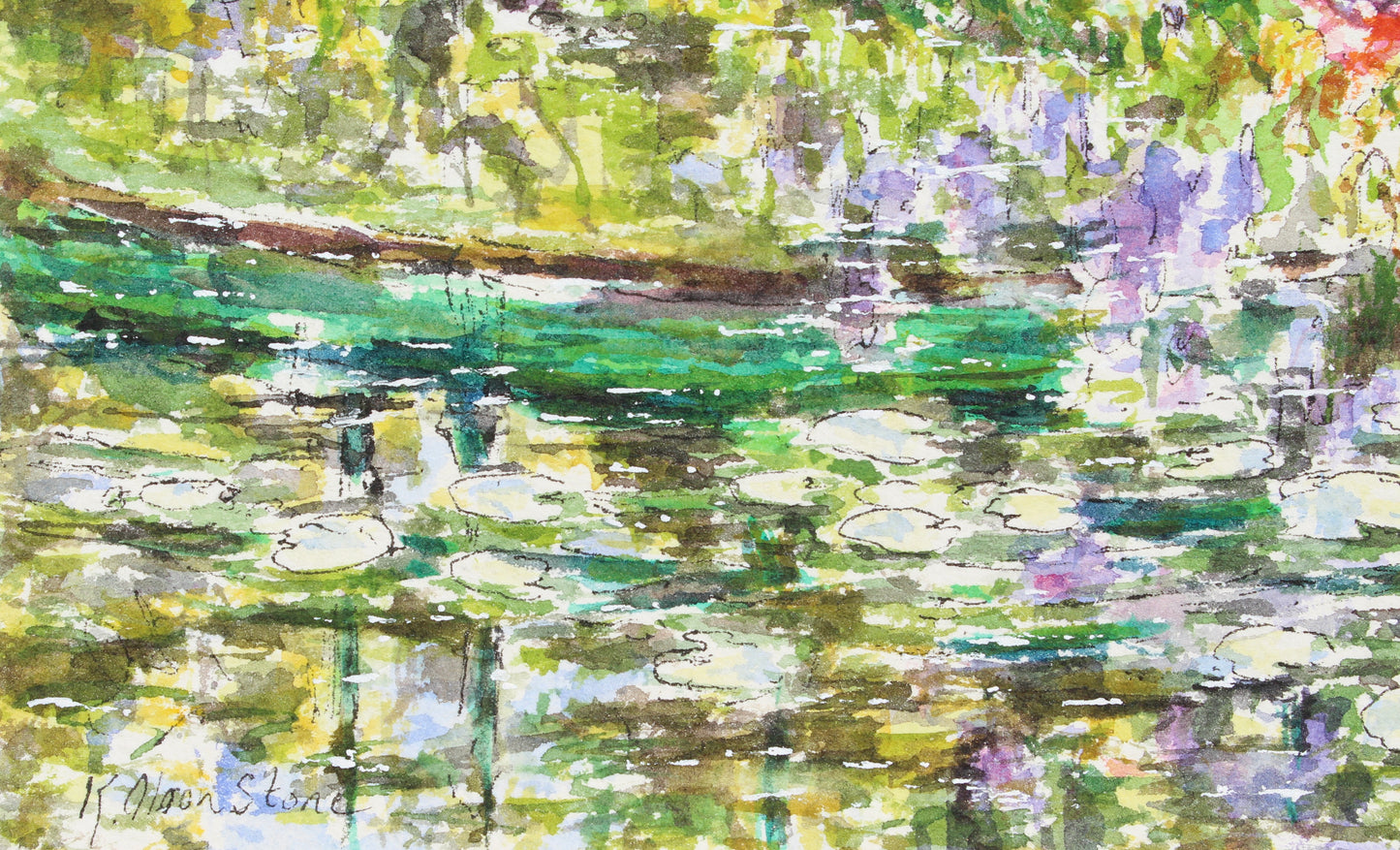 The Japanese Bridge, Monet's Garden