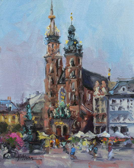 Saint Mary's Basilica, The Town Square, Krakow