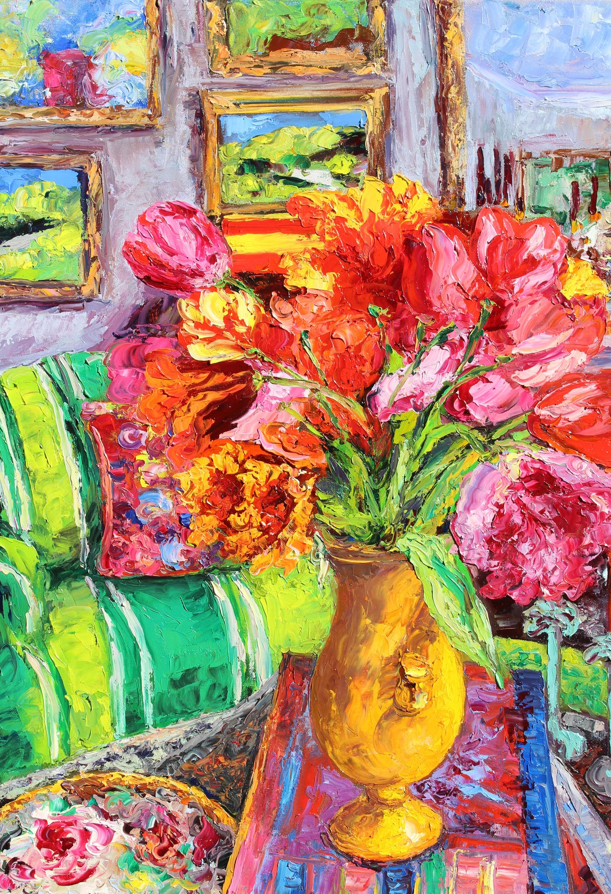Tulips By The Hearth