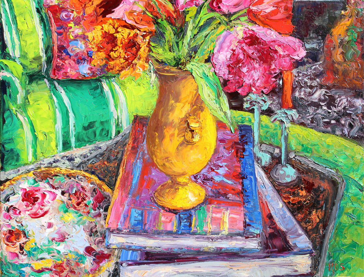 Tulips By The Hearth