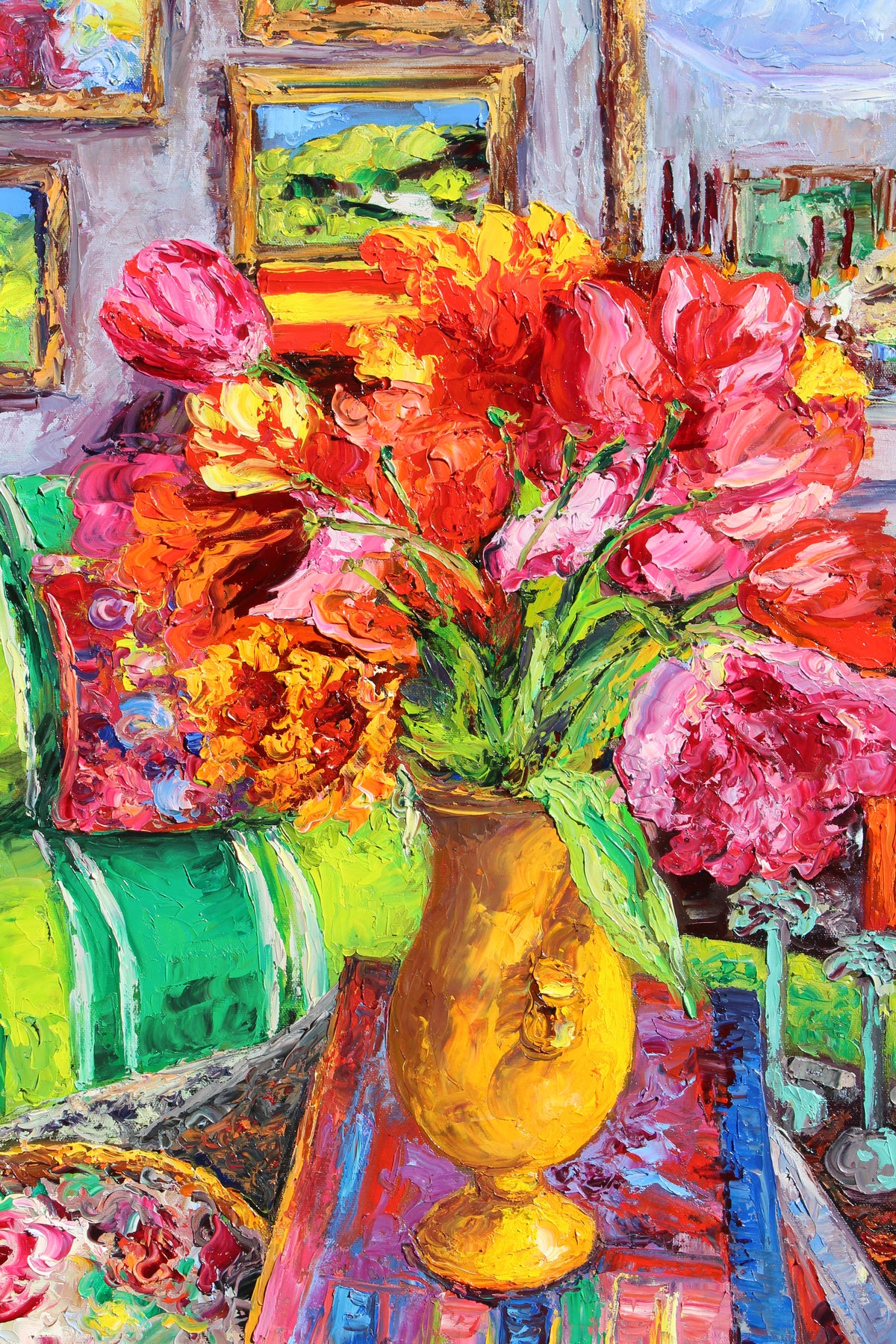 Tulips By The Hearth