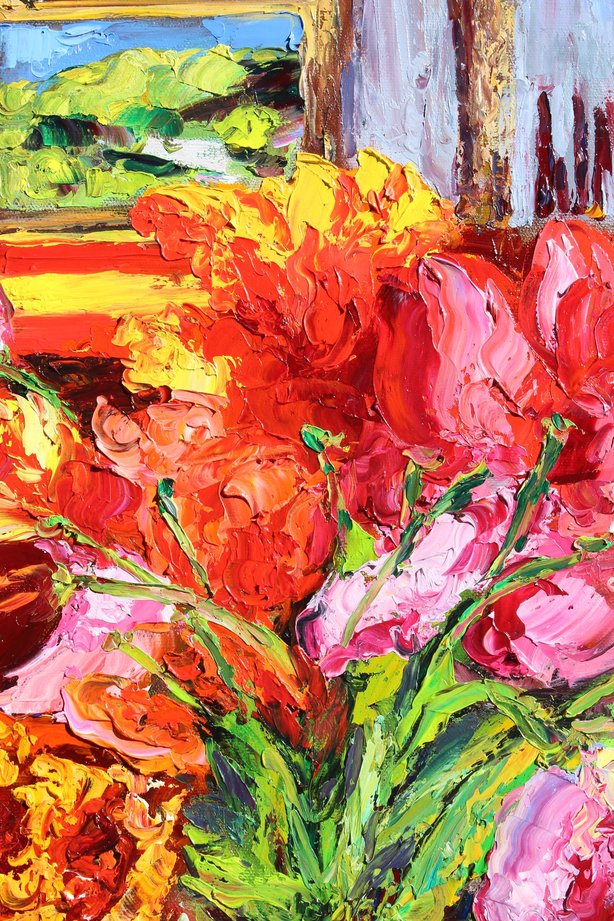 Tulips By The Hearth