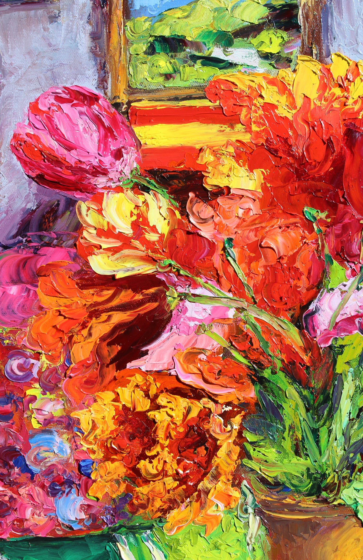 Tulips By The Hearth
