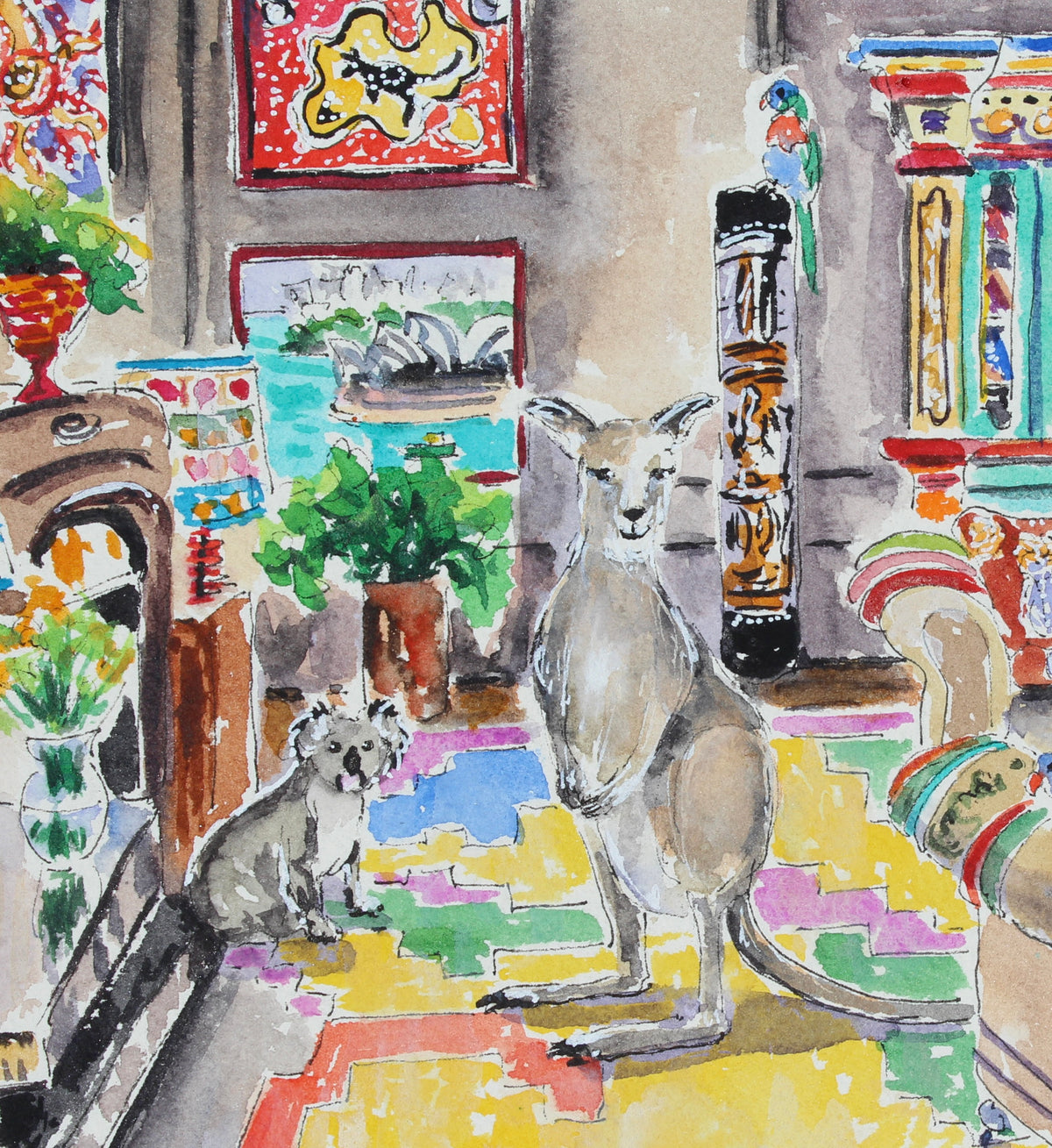 Commission For 4 Small Paintings